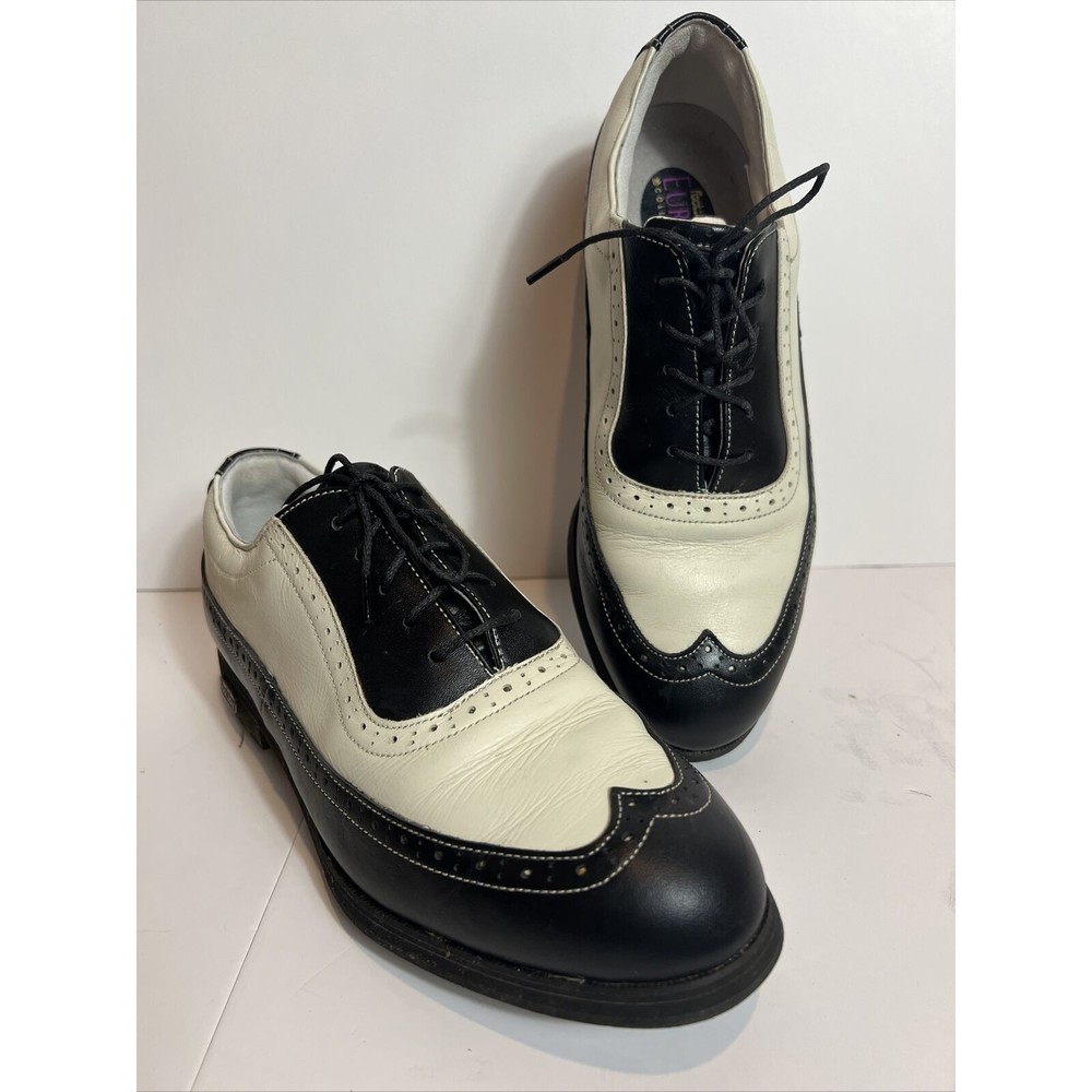 Footjoy Women’s Golf Shoe 8 Europa Collection Black W… Gem